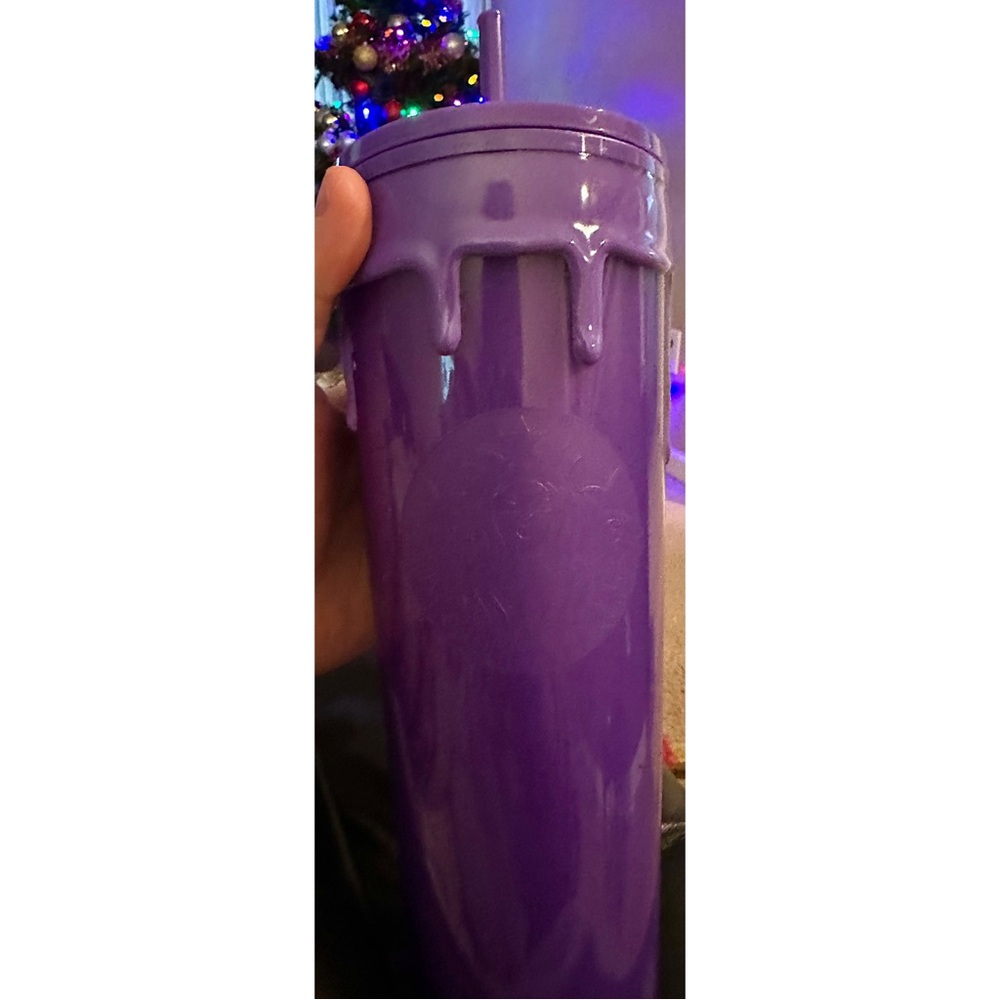 Halloween drip Starbucks tumbler